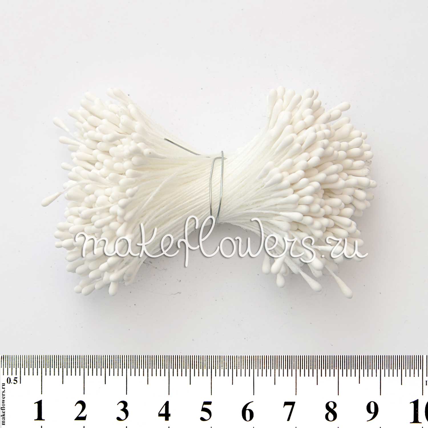 Тычинки реалистичные японский дизайн капли белые