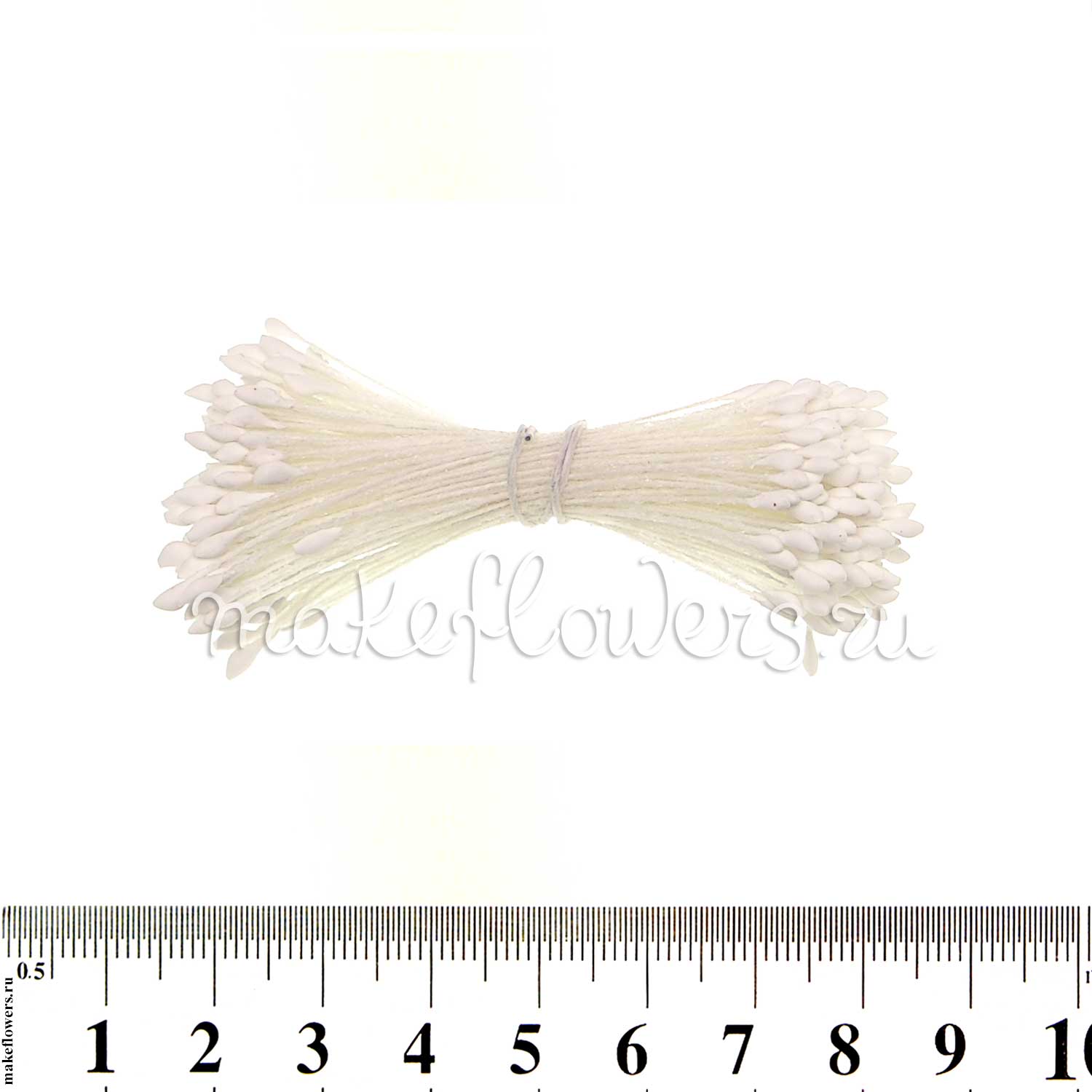 Тычинки реалистичные «семечко» белые, 288 гол. — изображение 2