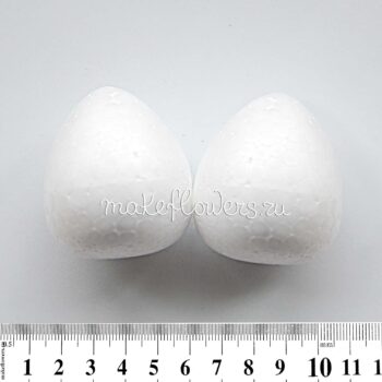 Основа бутона из пенопласта 3XL (6 см), 2 шт.
